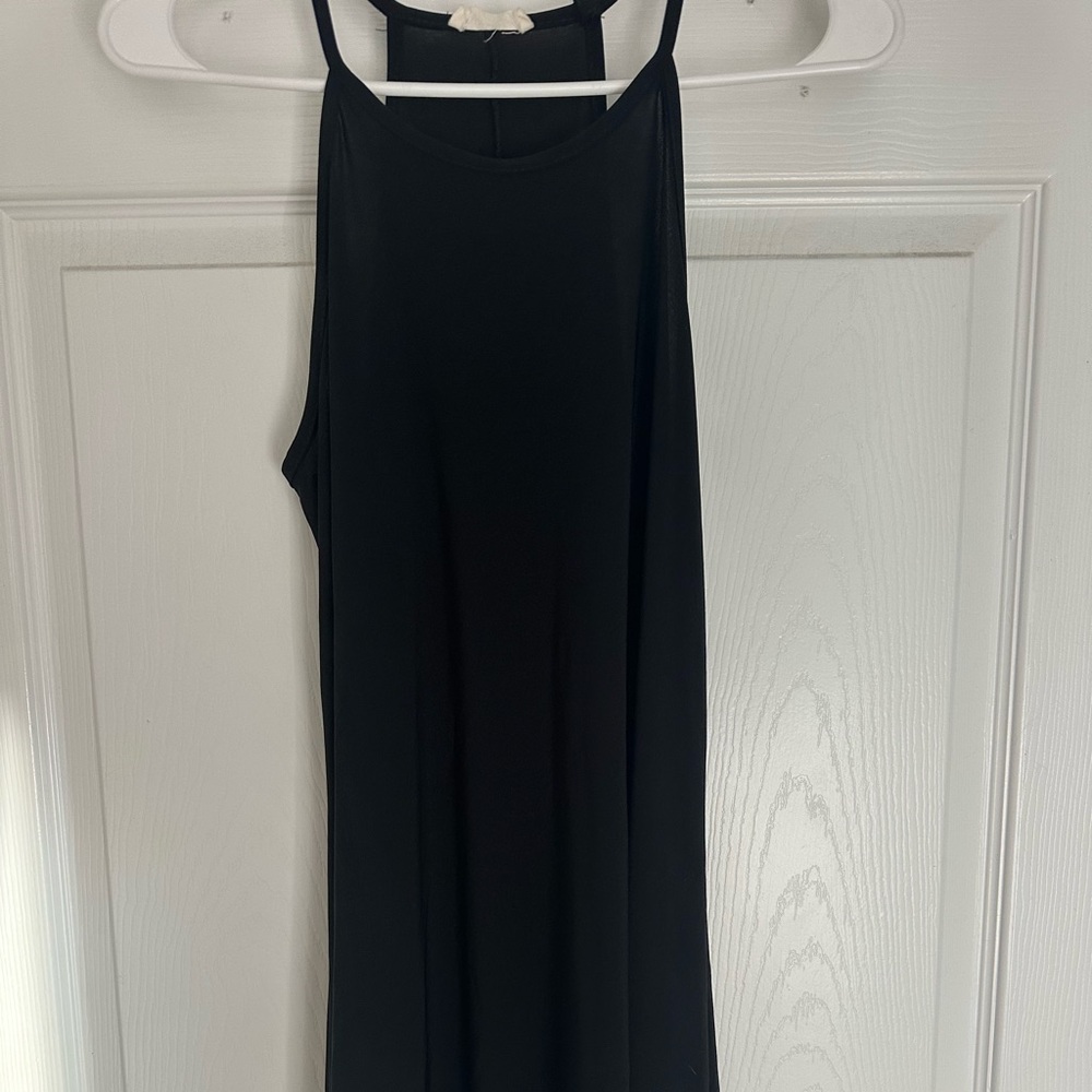 Pinc Black Maxi Dress with Elegant Design